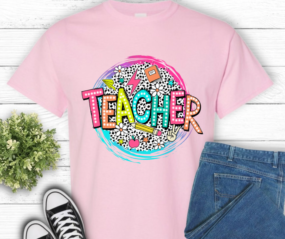 Gildan teacher tee